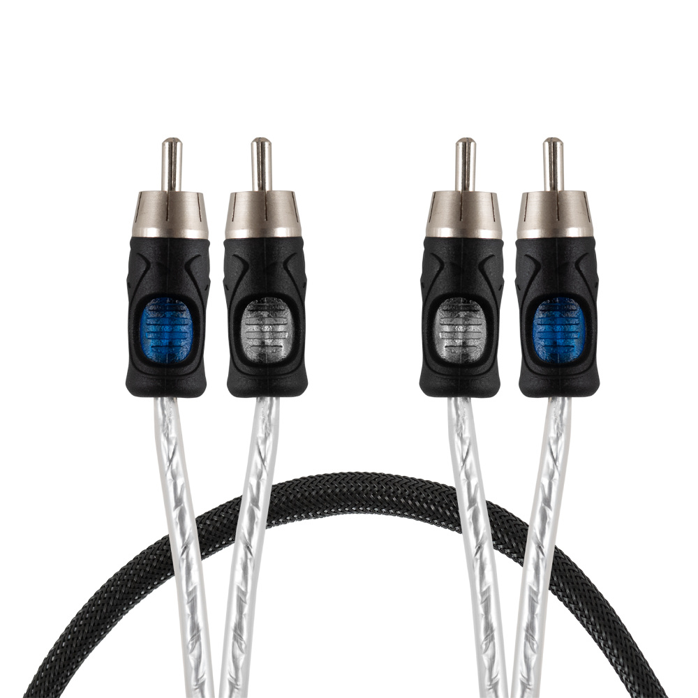 Auto-Connect 2-kanals lavniveau kabel 1 meter, Level 3