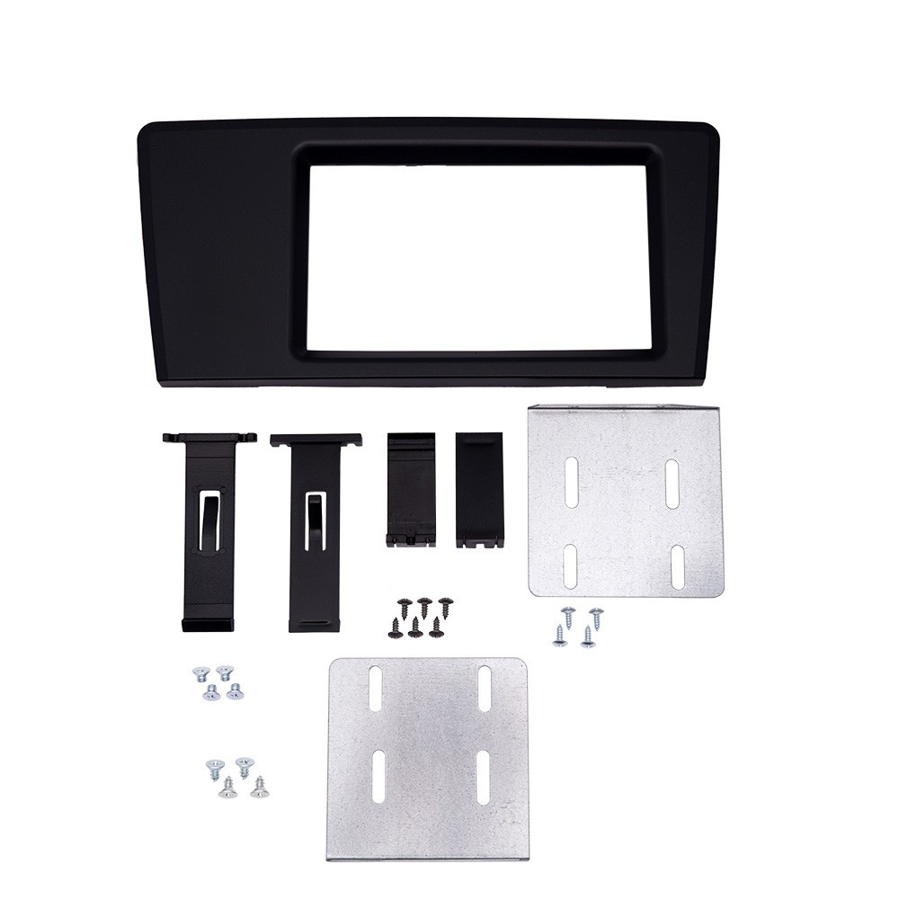 Monteringsramme 2-DIN til Volvo V70/S60 2000-2004, sort
