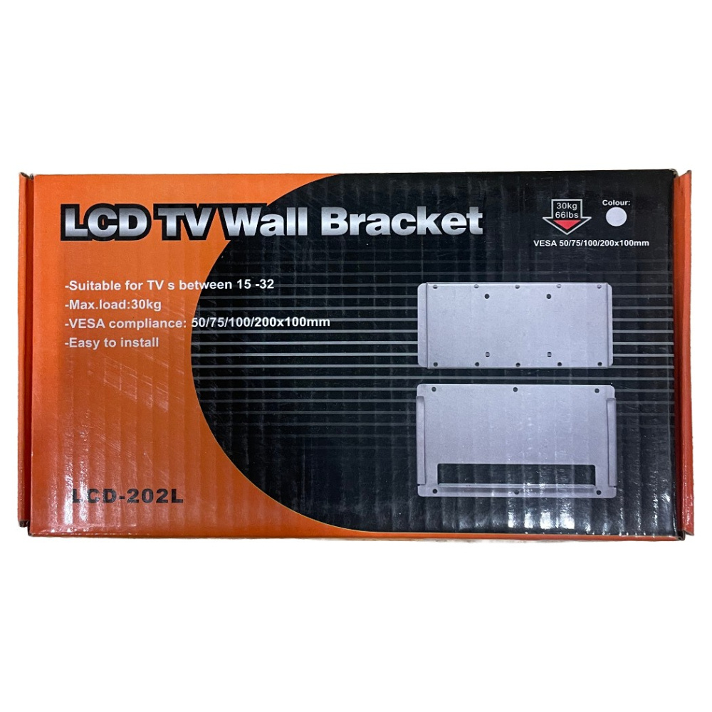 TV vægbeslag 15-32 tommer, 30 kg maks