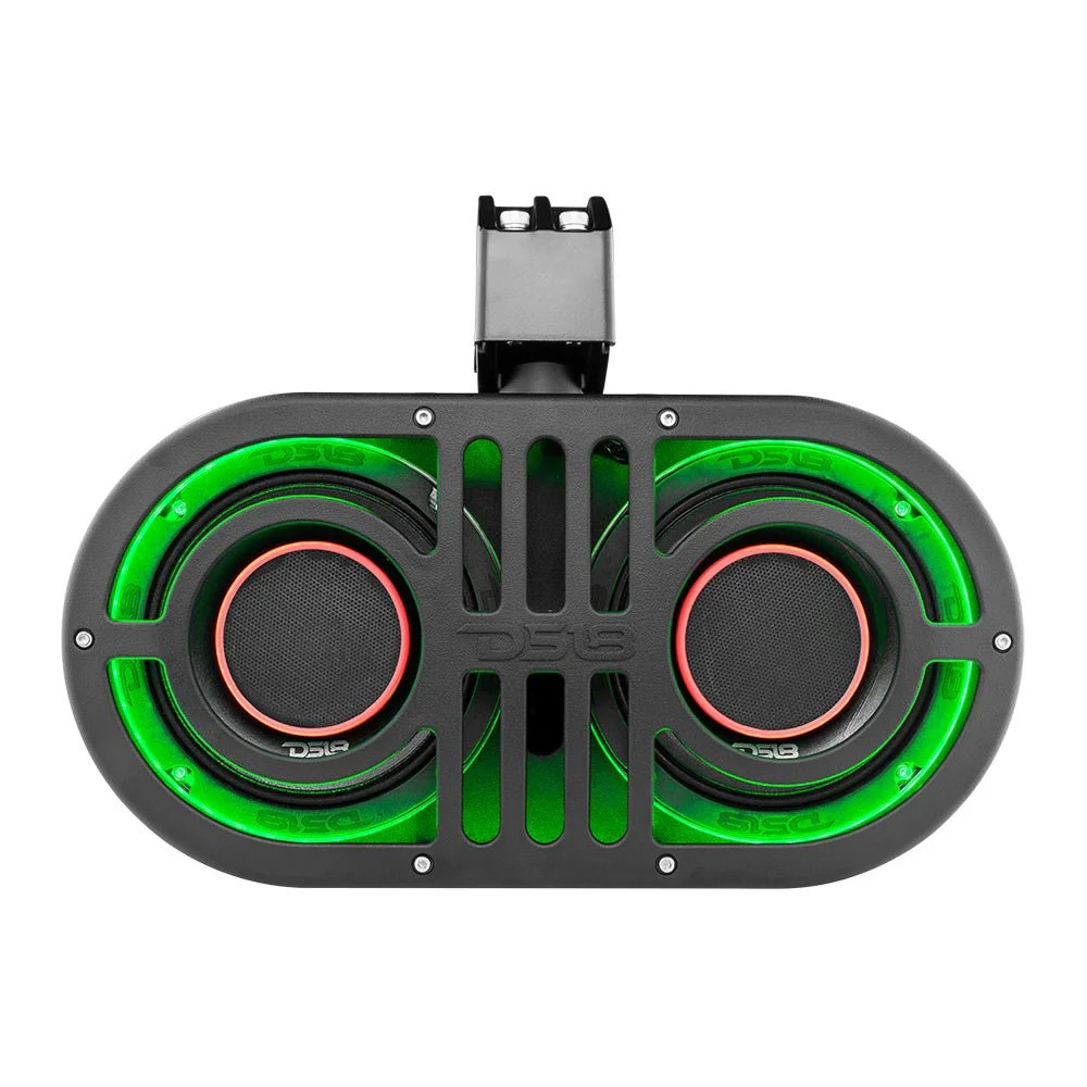 DS18 JVOCE, 2x6.5 tommer vejrbestandig soundbar med LED