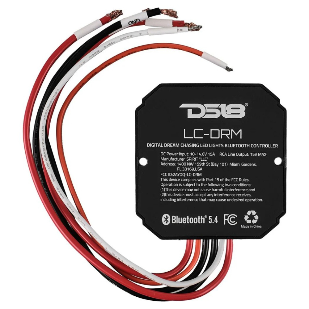 DS18 LC-DRM, controller til digital RGB LED-belysning
