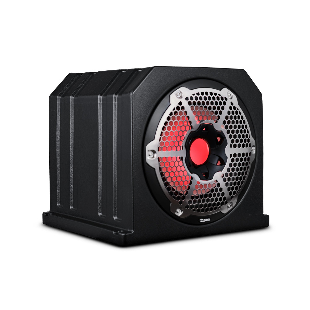 DS18 NXL-10SUBLD/BK, 10 tommer marin basreflektor med RGB LED-belysning, sort