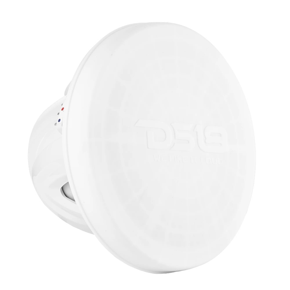 DS18 NXL-10SUB/WH, hvid 10 tommers marinebas med LED, par