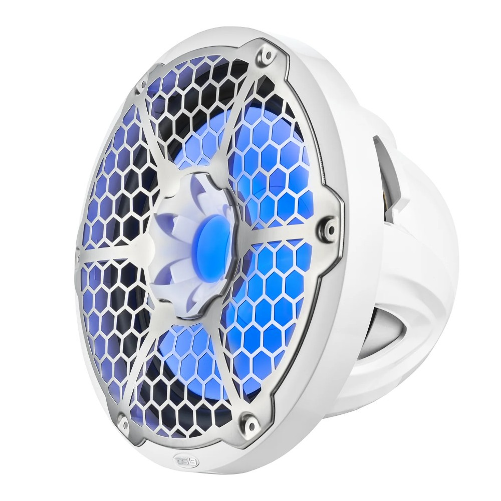 DS18 NXL-12SUB/WH, hvid 12 tommers marinebas med LED, par