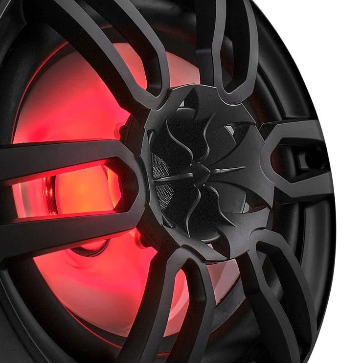 DS18 NXL-69/BK, sorte 6x9-tommer marinehøjttalere med LED, par