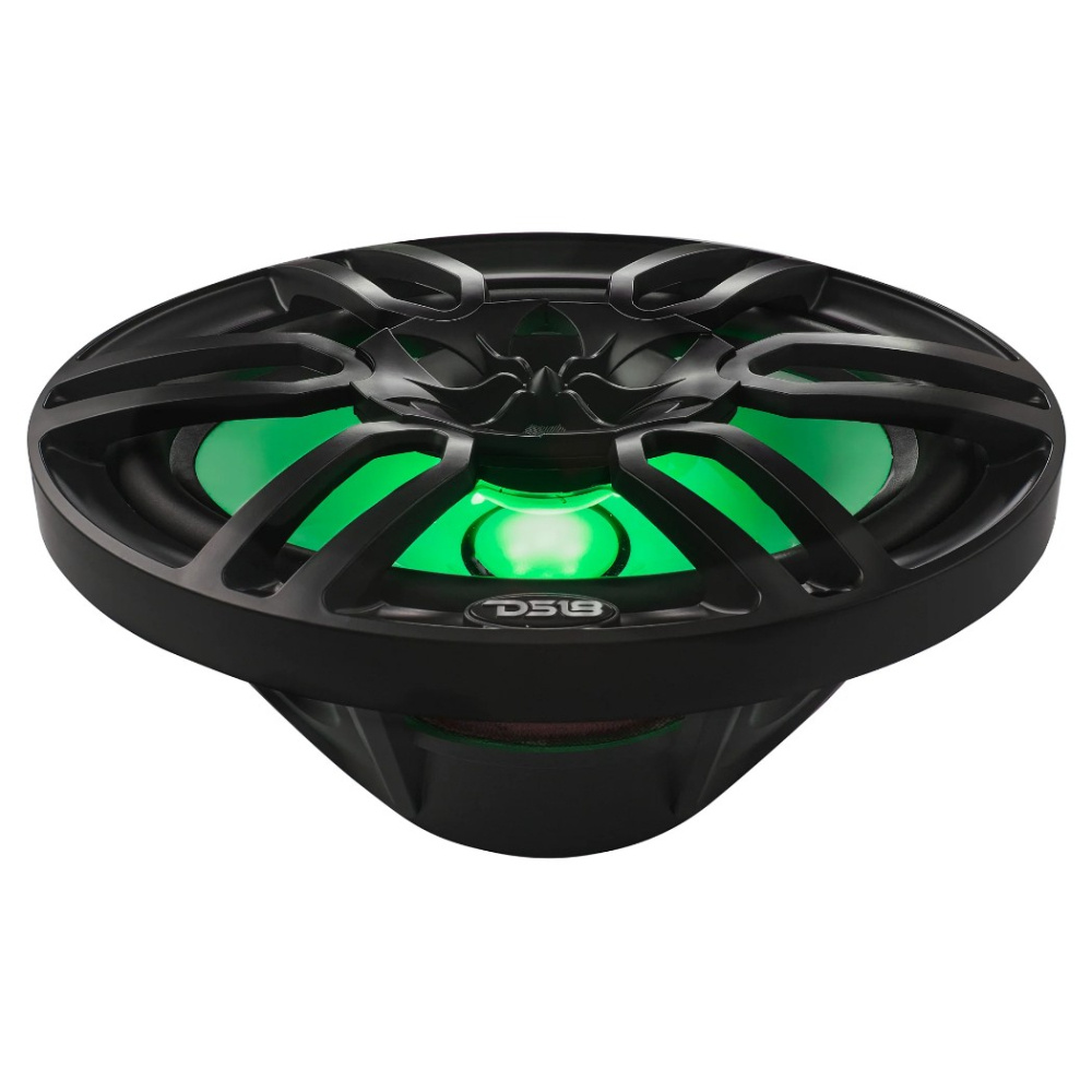 DS18 NXL-69/BK, sorte 6x9-tommer marinehøjttalere med LED, par