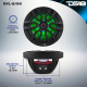 DS18 NXL-8/BK, sorte 8-tommer marinhøjttalere med LED, par DS18 NXL-8/BK, sorte 8-tommer marinhøjttalere med LED, par