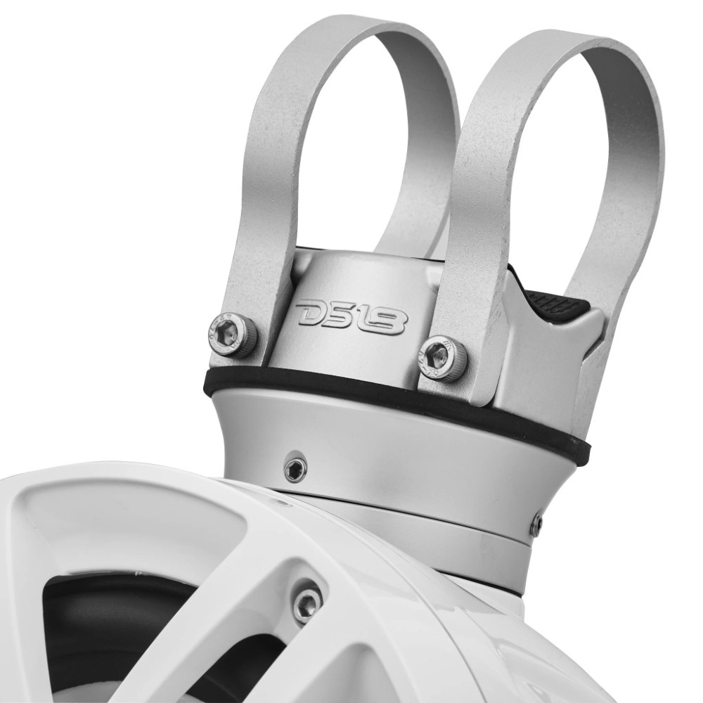 DS18 NXL-PS6W, hvide 6,5 tommer marinehøjttalere i pods med LED, par