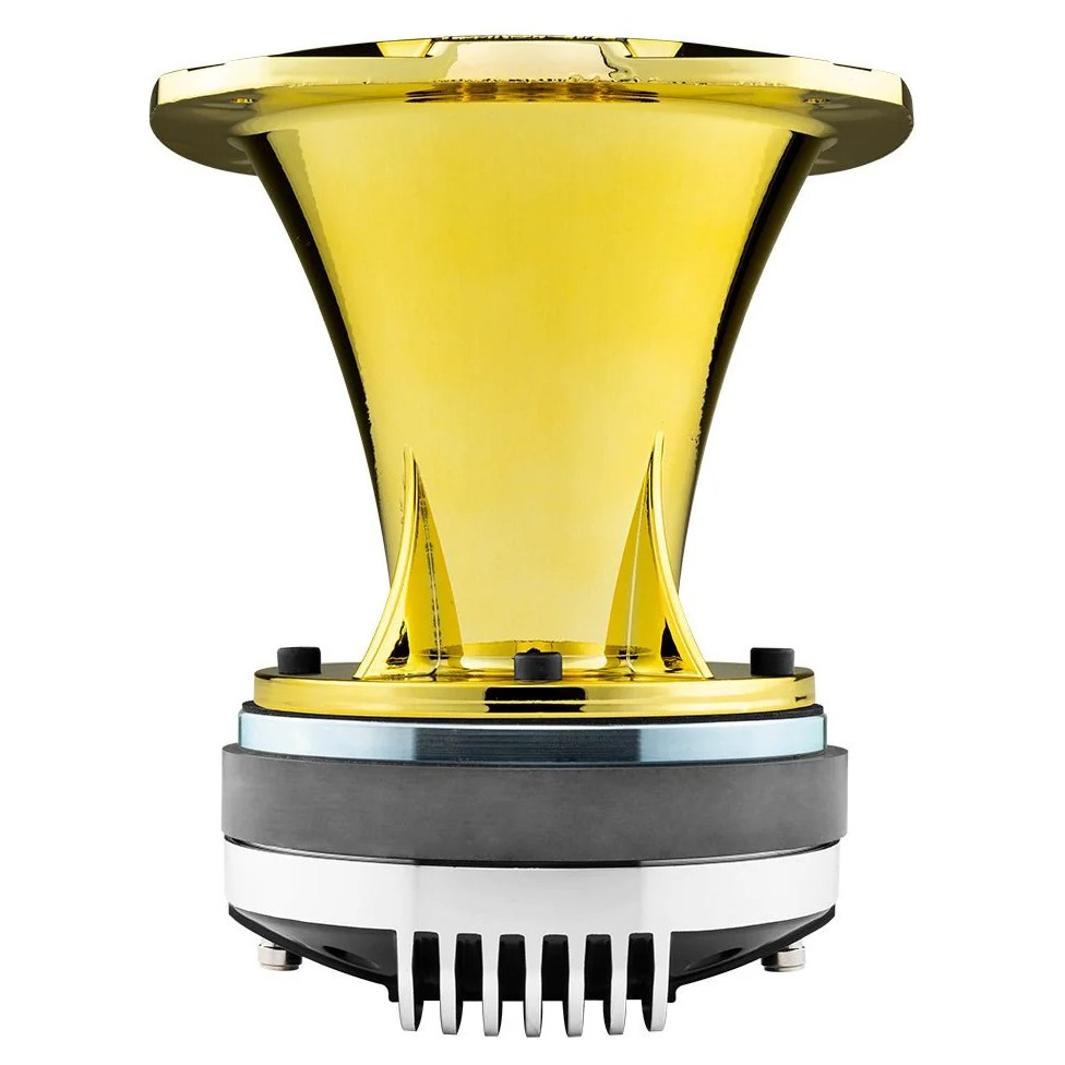 DS18 PRO-HP102/CGD, guldfarvet 2-tommers horn til driver