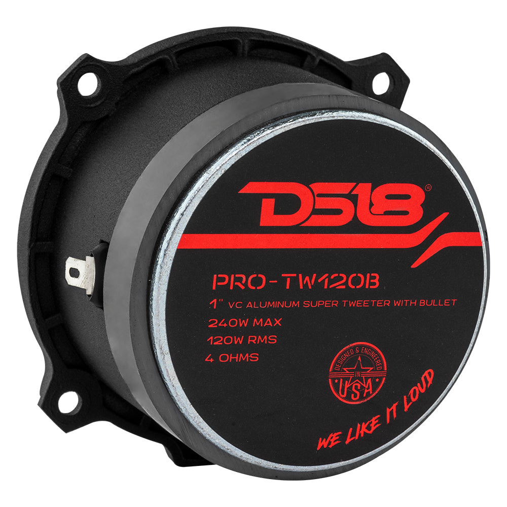 DS18 PRO-TW120B, sort SPL-diskant, par