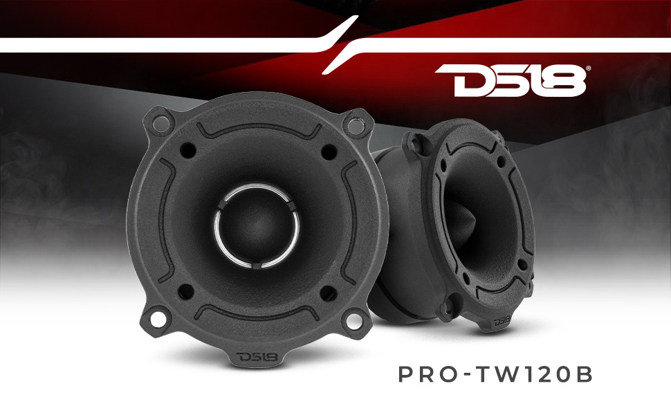 DS18 PRO-TW120B, sort SPL-diskant, par