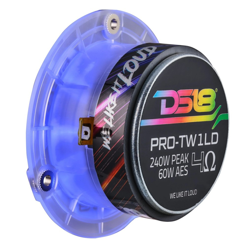 DS18 PRO-TW1LD, SPL-diskant med RGB LED-belysning