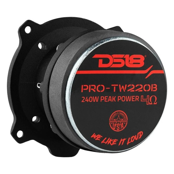 DS18 PRO-TW220, sort SPL-diskant, par