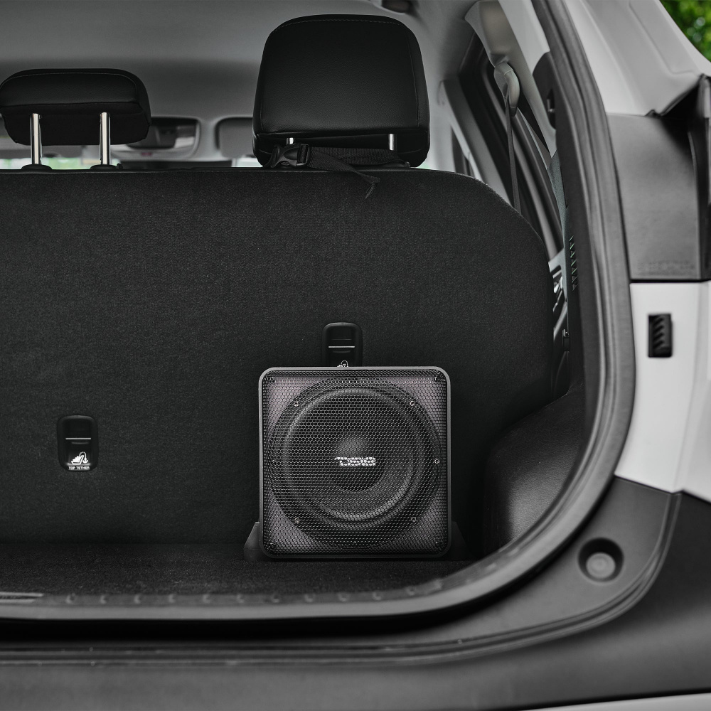 DS18 SQ82A, aktiv 8 tommer bas og passiv radiator