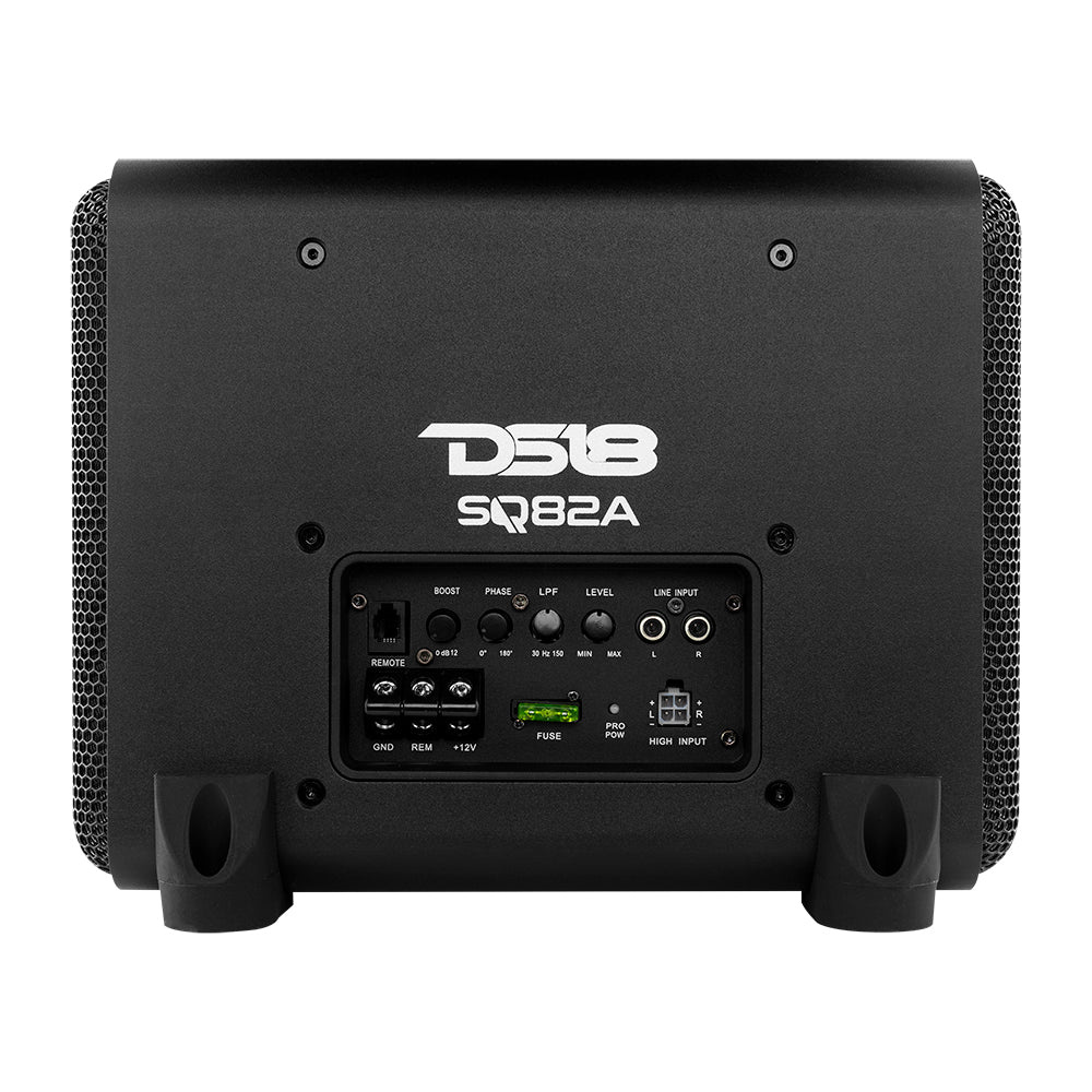 DS18 SQ82A, aktiv 8 tommer bas og passiv radiator