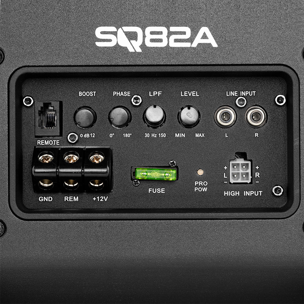 DS18 SQ82A, aktiv 8 tommer bas og passiv radiator