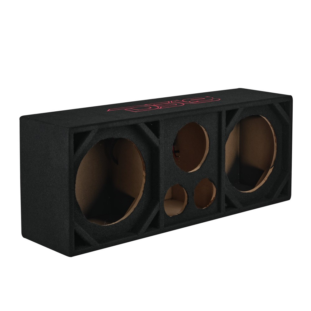 DS18 VOC10PRO, tom 2x10-tommer mellembas-kasse