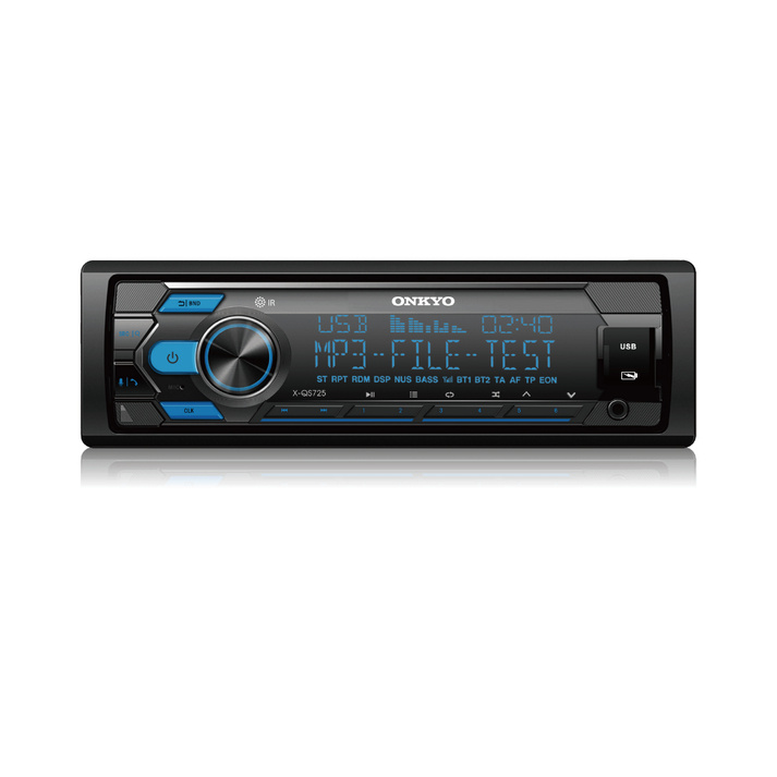 Onkyo X-QS725, Bluetooth-bilradio med 3 par lav niveau (4V)