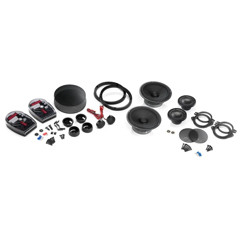 JL Audio C6-653, 6,5 tommer 3-vejs komponentsæt