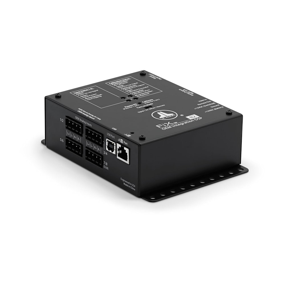 JL Audio FiX-82, integrerings-DSP med analoge & digitale udgange