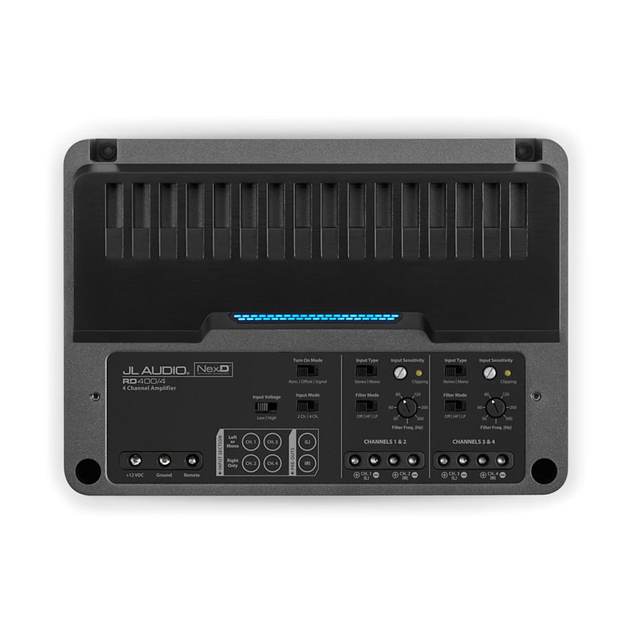 JL Audio RD400/4, 4-kanals forstærker