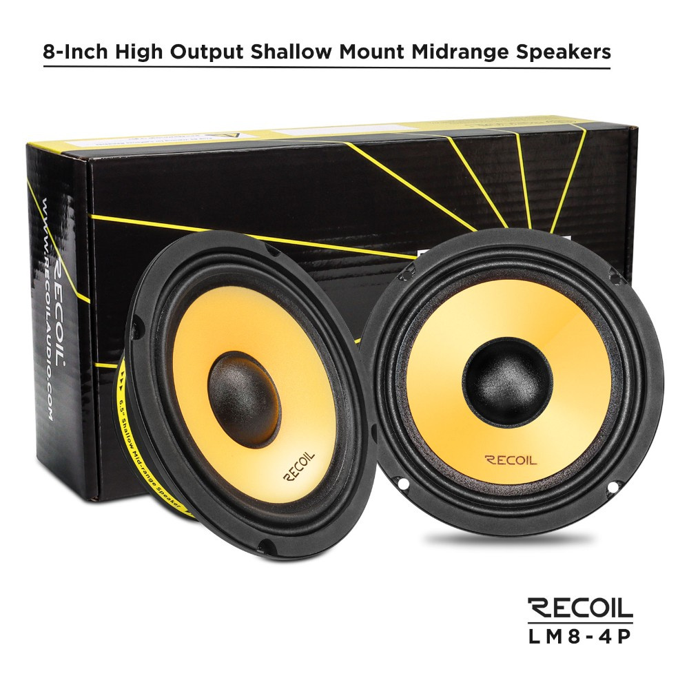 Recoil LM8-4P, slank 8-tommers midbas/mellemtone, par
