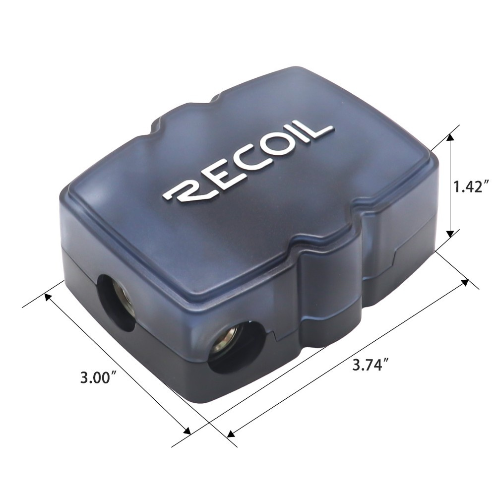 Recoil MFH13 Mini-ANL sikringsholder 3x50mm² til 3x20mm²