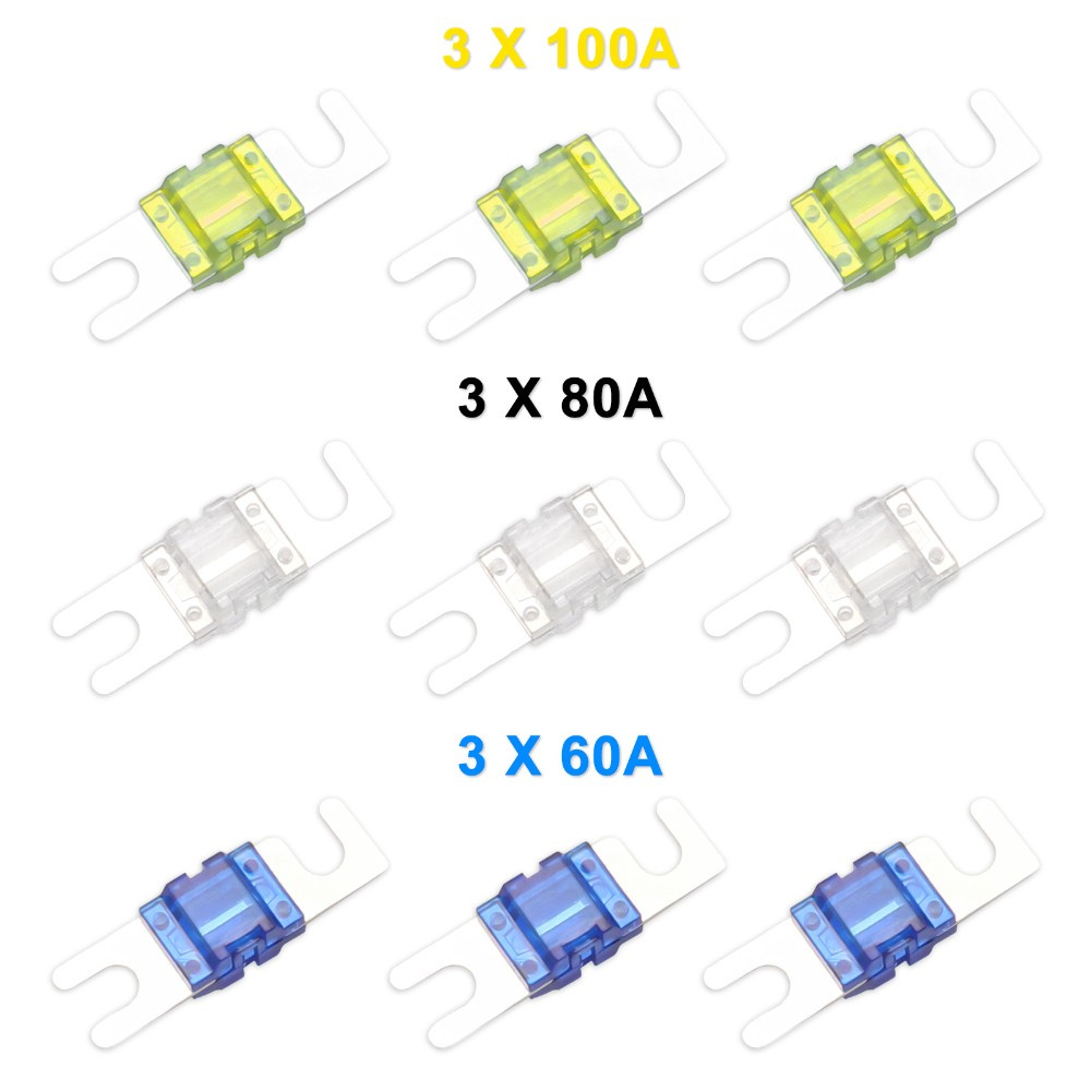 Recoil MFH13 Mini-ANL sikringsholder 3x50mm² til 3x20mm²