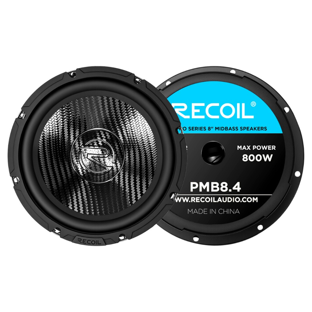 Recoil PMB8.4, 8-tommer midbas/mellemtoner, par