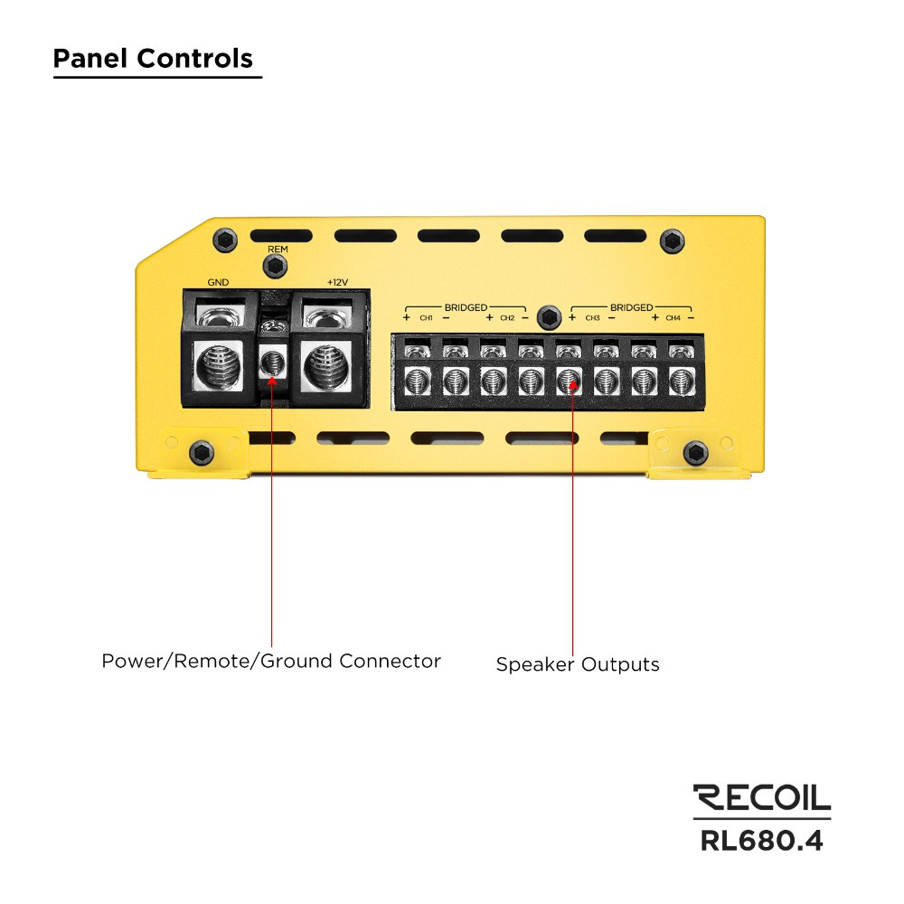 Recoil RL680.4, firekanals forstærker