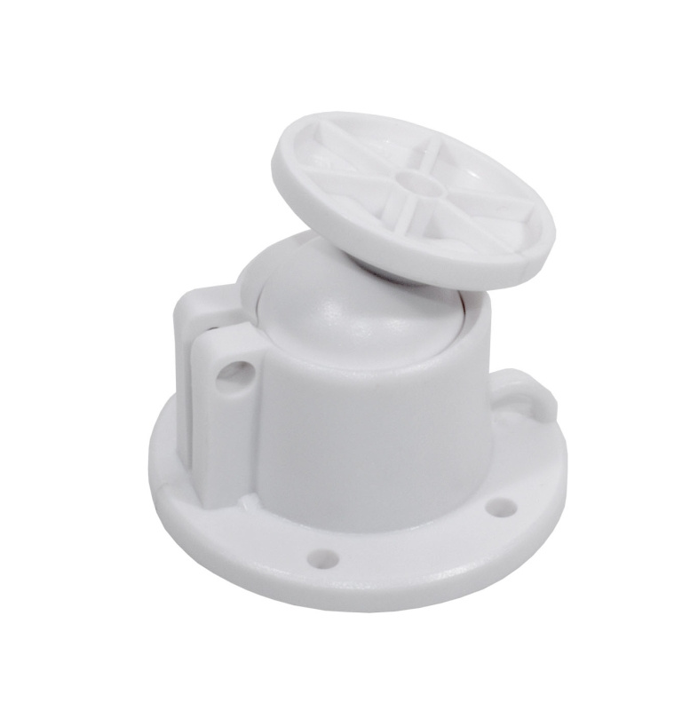 Vridbart väggfäste vit S, styck