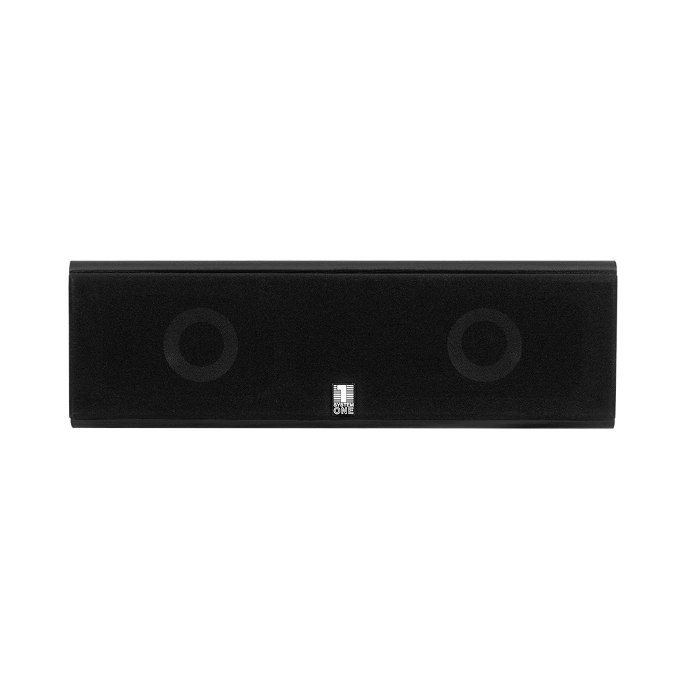 System One HCS-26CB centerhögtalare, svart
