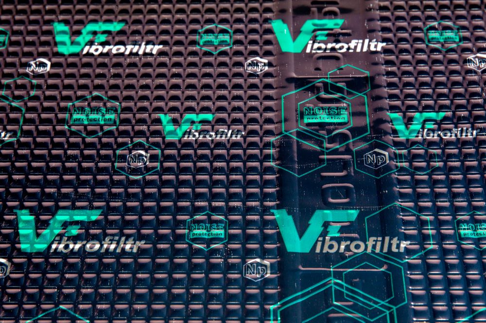 3 mm Vibrofiltr 50x35cm dämpmatta, 15 ark