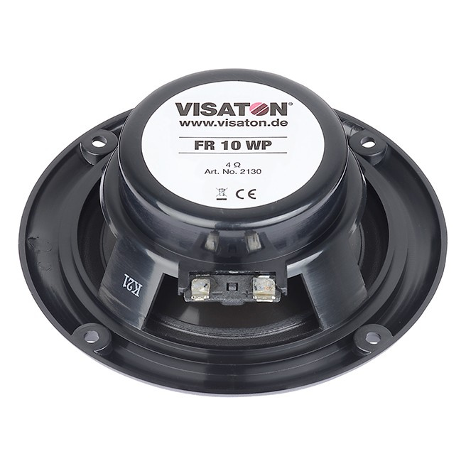 Visaton FR10 WP - 4 Ohm, indbygningshøjttaler til loft i sort, stk.
