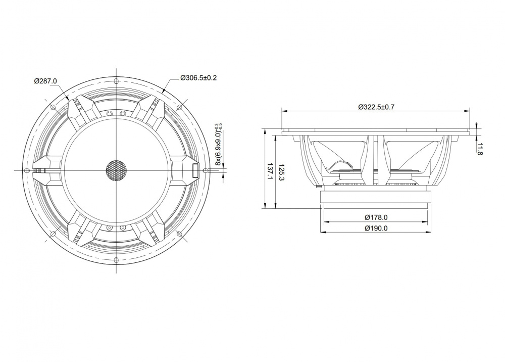 SB Audience Rosso-12MW300 12