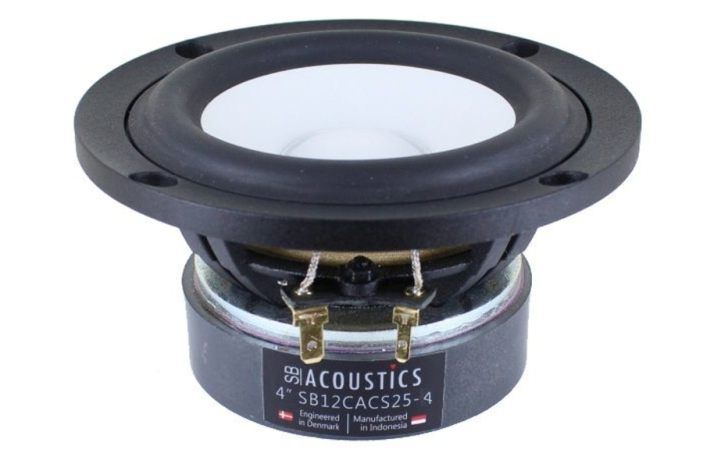 SB Acoustics SB12CACS25-4, 4 tommer bas/mellemtone