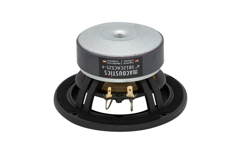 SB Acoustics SB12CACS25-4, 4 tommer bas/mellemtone