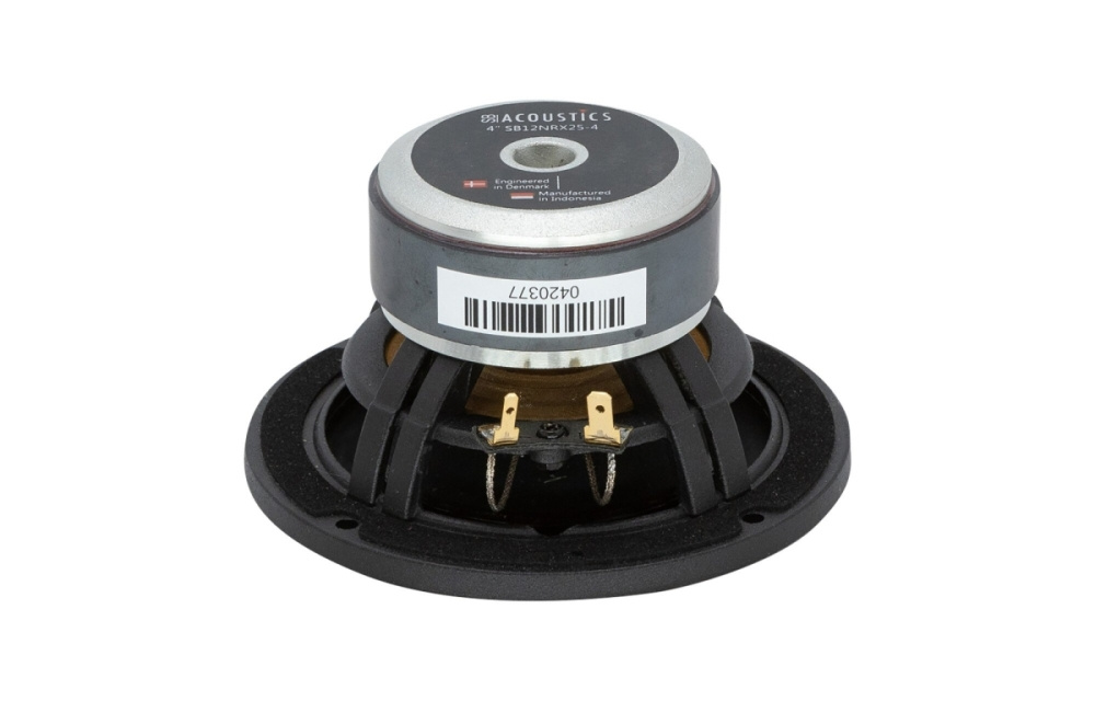 SB Acoustics SB12NRX25-4, 4 tommers bas/mellemtone