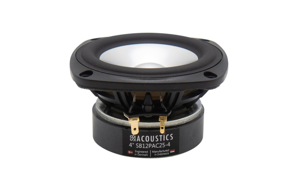 SB Acoustics SB12PAC25-4, 4 tommer mellemtone