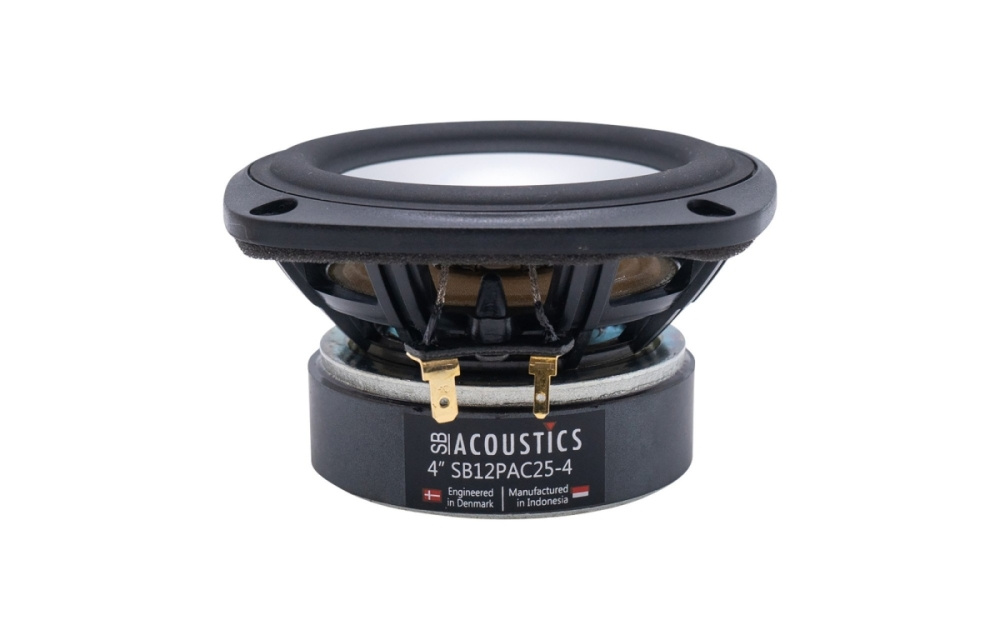 SB Acoustics SB12PAC25-4, 4 tommer mellemtone