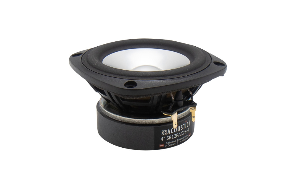 SB Acoustics SB12PAC25-4, 4 tommer mellemtone