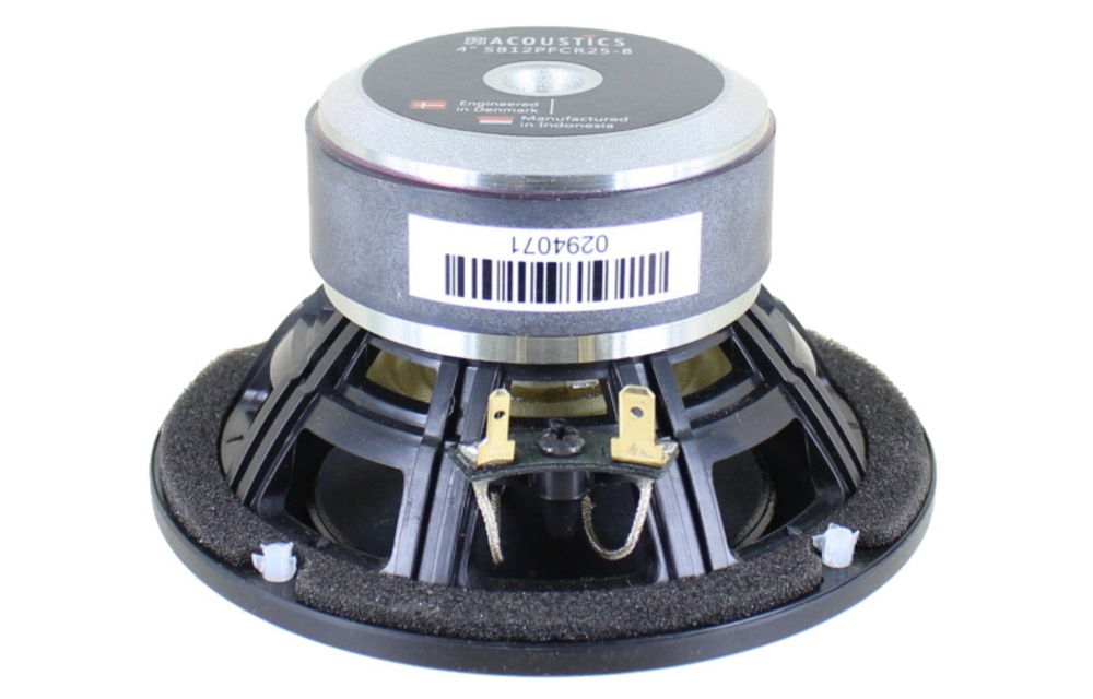 SB Acoustics SB12PFCR25-8, 4 tommers bas/mellemtone