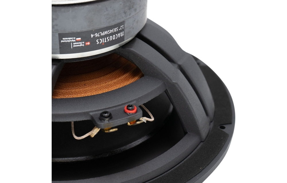 SB Acoustics SB34SWPL76-4, 12 tommers basenhed