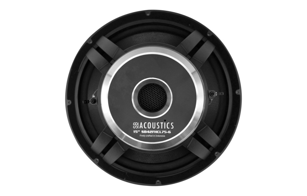 SB Acoustics SB42FHCL75-6, 15 tommers basenhed
