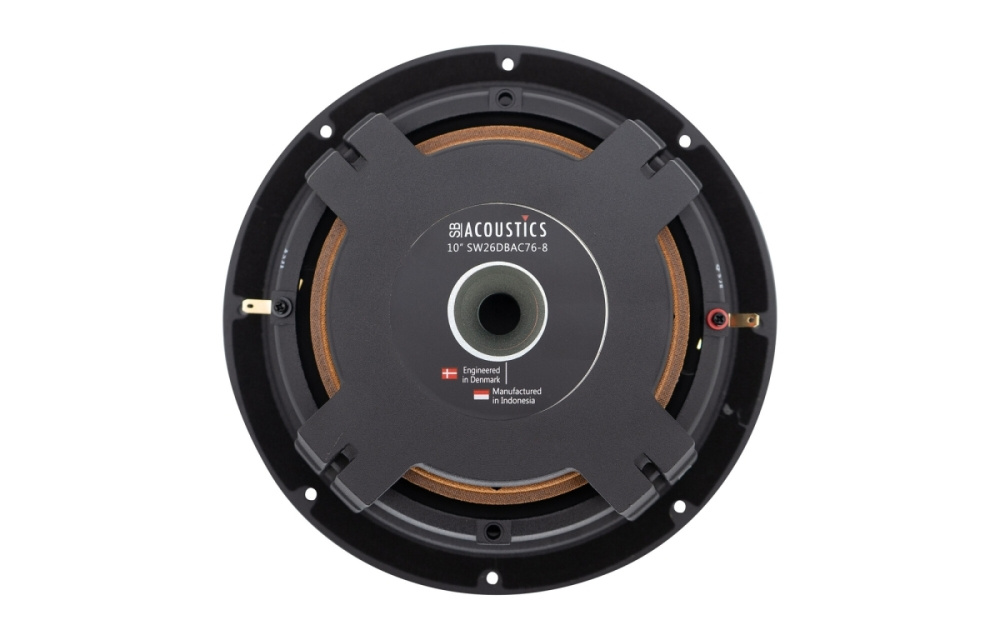 SB Acoustics SW26DBAC76-8, 10 tommers basenhed