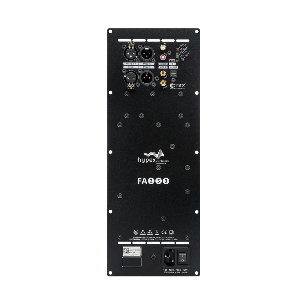 Hypex FusionAmp FA253 trekanals indbygningsforstærker med DSP