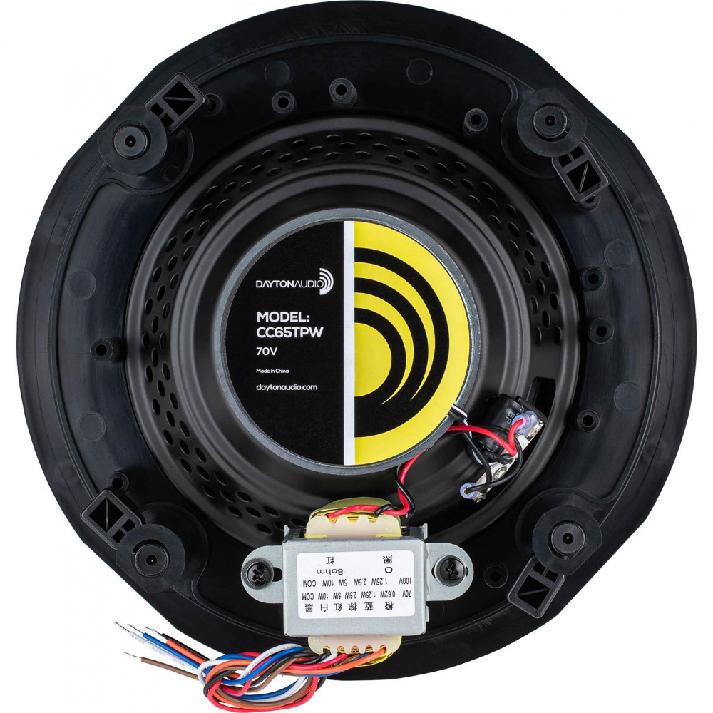 Dayton Audio CC65TPW, 6.5tums infällnadshögtalare för 70/100V, par