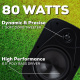 Dayton Audio IO65XP, aktive 6,5-tommers udendørshøjttalere, sort par Dayton Audio IO65XP, aktive 6,5-tommers udendørshøjttalere, sort par