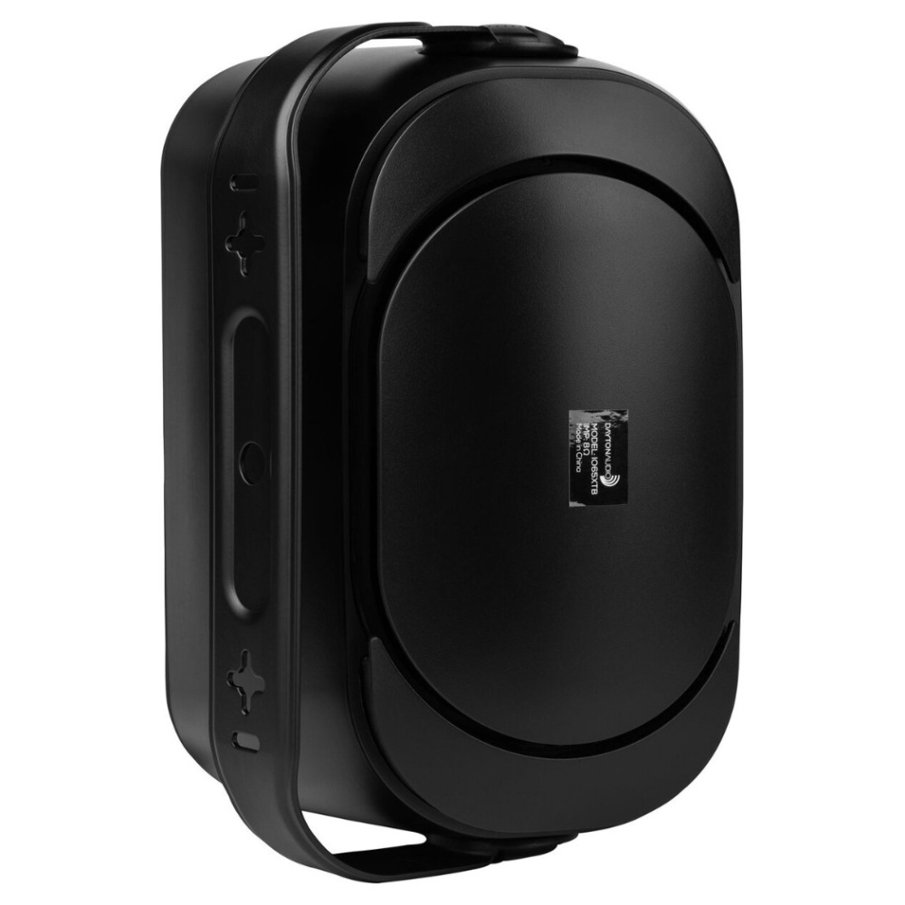 Dayton Audio IO65XTB, 6,5-tommer udendørs højttaler med 70/100V-understøttelse, sort par