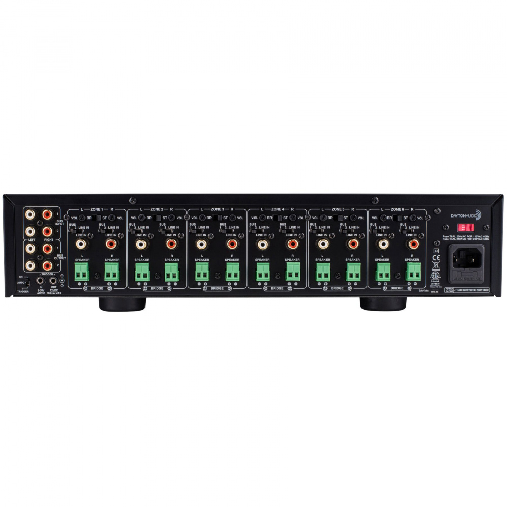 Dayton Audio MA1240a, multiroomförstärkare